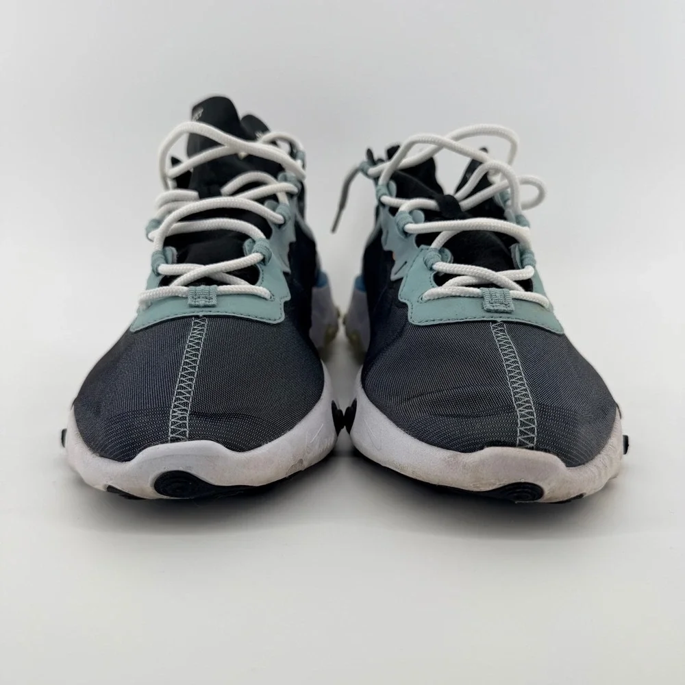 Nike React Element 55 Dark Grey Black Orange Blue Sneakers BQ6166-006 Mens 10